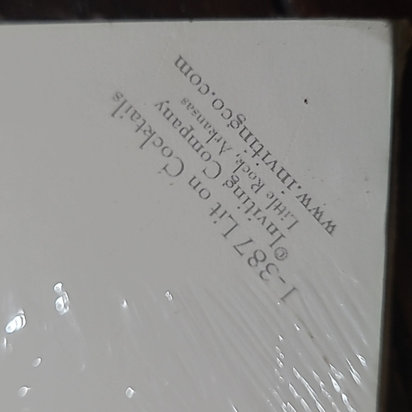 "Lit on Coctails" Invitation Card Stock - Picture 2 of 3